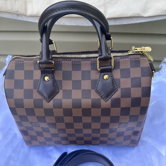 ❤️ SOLD! COPY - Louis Vuitton Speedy 25 Bandouliere Damier Ebene - Picture 3 of 12